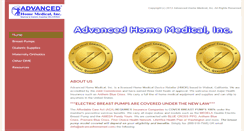 Desktop Screenshot of advancedhomemed.com